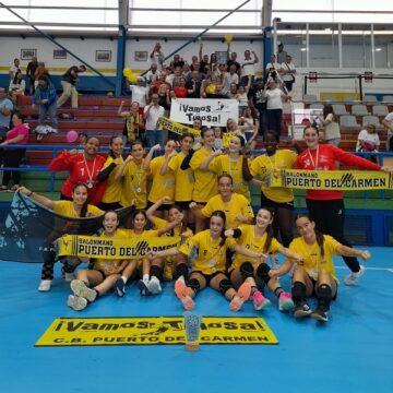 Las infantiles del Lanzarote Puerto del Carmen se proclaman campeonas de Canarias