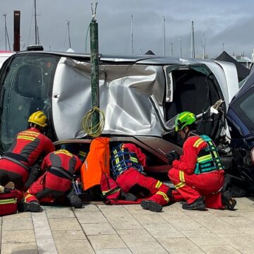 Los Bomberos de Lanzarote se alzan con el segundo puesto en el Encuentro Nacional de Rescate en Accidente de Tráfico