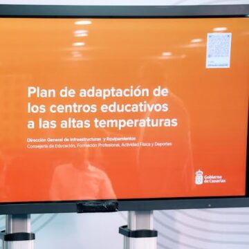 Los centros educativos de Canarias cuentan con su primer Plan de adaptación a las altas temperaturas