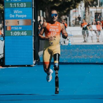 Lionel Morales consigue el bronce en las finales del Mundial de Paratriatlón