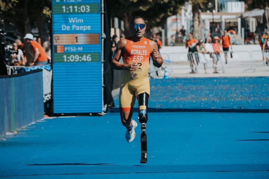 Lionel Morales consigue el bronce en las finales del Mundial de Paratriatlón